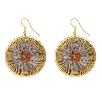 Gold earrings 1