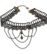 Black pearl chokers