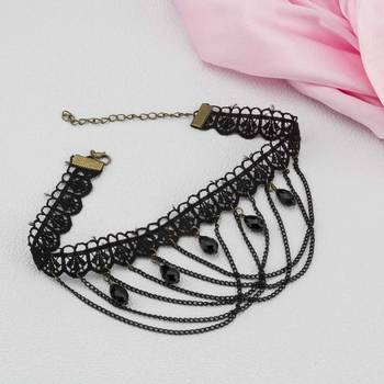Black pearl chokers 3