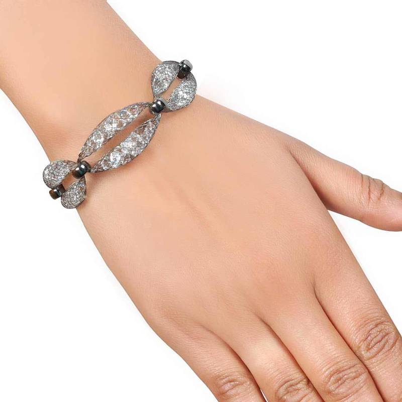 Grey bracelet Maayra ColorWorld 2636036