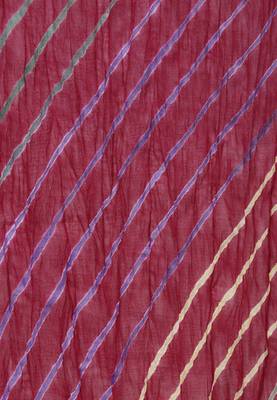 Maroon Lehariya  Cotton Dupatta 2