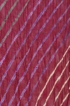 Maroon Lehariya  Cotton Dupatta