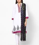 Black Lehariya Cotton Dupatta