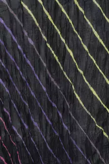 Black Lehariya Cotton Dupatta