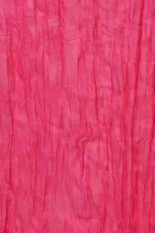 Pink Cotton Solid Dupatta with Pom Pom Border