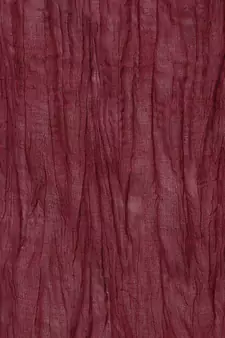 Maroon Cotton Solid Dupatta with Pom Pom Border