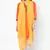 Yellow Cotton Solid Dupatta with Pom Pom Border