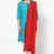 Red Cotton Solid Dupatta with Pom Pom Border