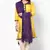Purple Hand Block Print Cotton Dupatta