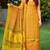 Bagh Print Unstitched Cotton Salwar Suit & Chiffon Dupatta Yellow & Red 1