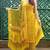 Bagh Print Unstitched Cotton Salwar Suit & Chiffon Dupatta Yellow