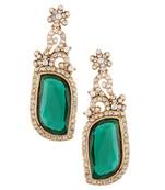 Green earrings