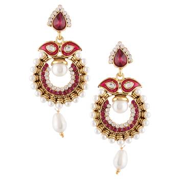 Pink earrings 1