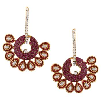 Pink earrings 1