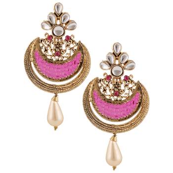 Pink earrings 1