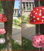 Red hanging (Set of 3)