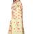 Cream woven art silk saree with blouse
