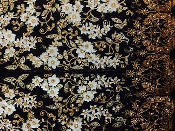 Black  Embroidery Work  Salwar Kameez With Dupatta 3