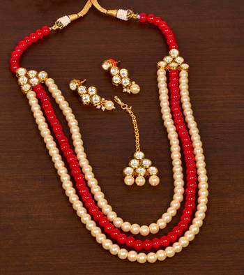 Kundan and Stone Embellished Multi-layered Wedding Essential Designer Necklace for Women 1