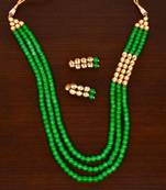 Kundan and Stone Embellished Multi-layered Wedding Essential Designer Necklace for Women