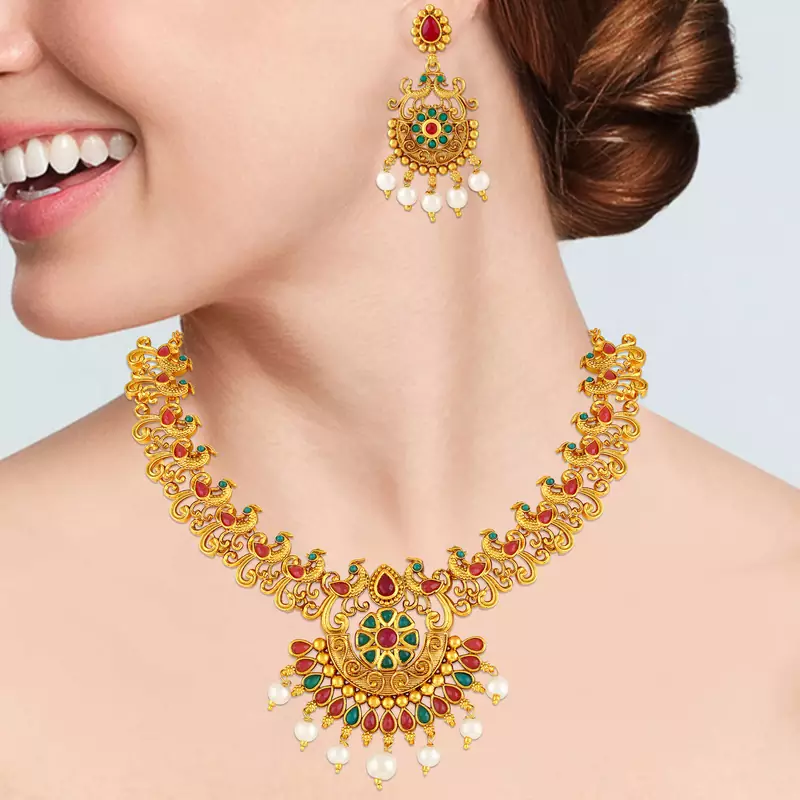Gold Necklace Sets