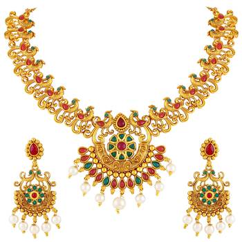 Gold Necklace Sets 3
