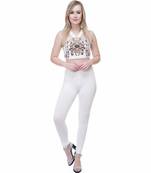 White Cotton leggings