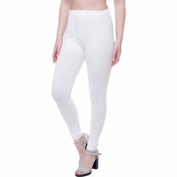 White Cotton leggings 2