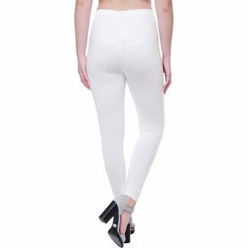 White Cotton leggings 4