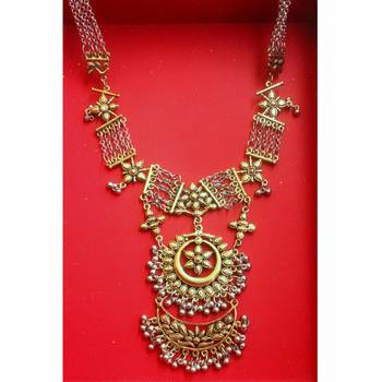 Silver And Gold Two Tone Kareena Necklace 1