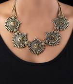 Gold Antique Chaand Necklace