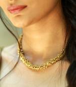 Tiny Gold Beads Necklace