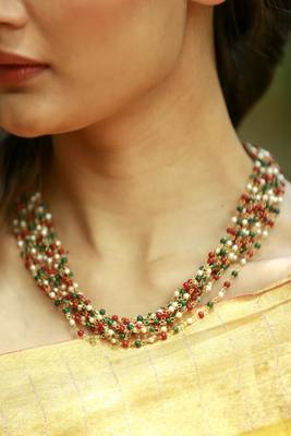 Multicoloured Beaded Necklace 1