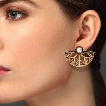 Gold Earrings 1