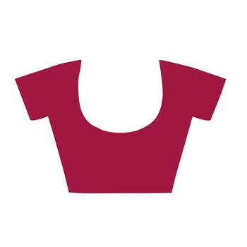 Pink printed georgette saree with blouse 4