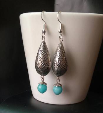Bluish Trendy Danglers 1