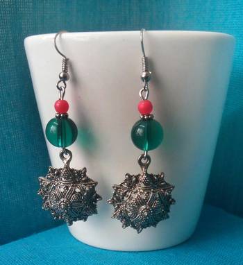Ethnic  Blue Trendy Danglers 1