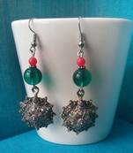 Ethnic  Blue Trendy Danglers