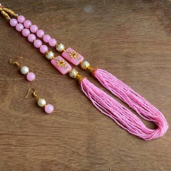 Pink Pearl Necklaces 3