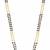 Rejewel Semi Circle American Diamond Pendant Mangalsutra