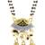 Rejewel Semi Circle American Diamond Pendant Mangalsutra