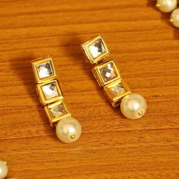 Kundan Meenakari Pearl Necklace Set 2