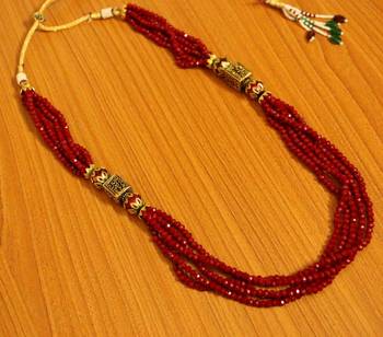 Ruby Antique Look Necklace 2