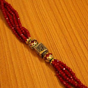 Ruby Antique Look Necklace 3