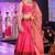 Genelia designer pink wedding lehenga