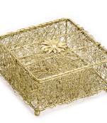 Golden Jaal Patterened Gift Box