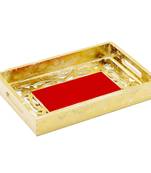 Red Velvet And Laser Cut Gift Tray