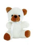 White and Brown Sweet Teddy Plush Toy