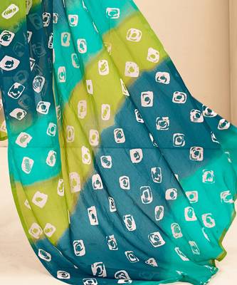 Green embroidered cotton unstitched salwar 4