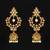 Gold Color American Diamond Jhumka Earrings